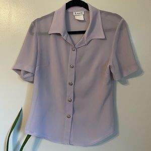 Vintage lavender button up
